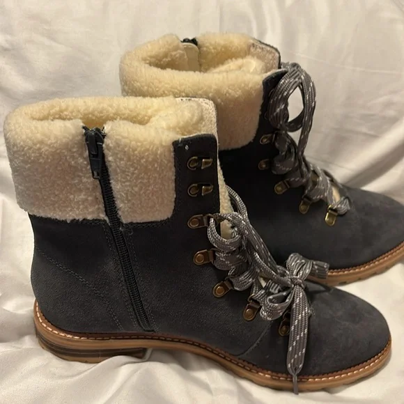 NEW NO TAGS.  Winter ankle boots Lands end  8.5 Women’s - Picture 3 of 10